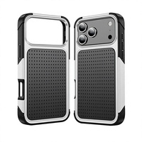 Coque de téléphone magnétique à pois pour iPhone 17 Pro Max 18, antichoc, protection intégrale, logo personnalisé OEM