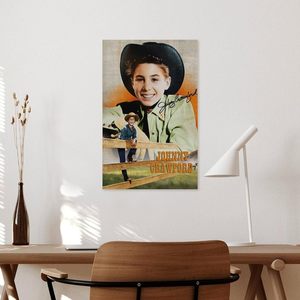 Johnny Crawford classique pour Hollywood Portrait Vintage Movie Star toile Art mural pour la décoration intérieure mettant en vedette un acteur américain - Product Image 5