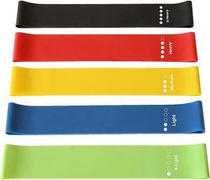 Latex Rubber Elastic Loop Resistance <b>Bands</b> 5pcs Suit Yoga Gym Stretching Workout Hip <b>Bands</b> for Fitness,<b>exercise</b>,physical Therapy - Product Image 1