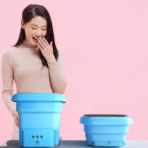 Lavadora Plegable de 6L, Lavadora Portátil para Calcetines, Ropa Interior y Bragas, Lavadora Doméstica Retráctil de 3 Modelos con Función de Centrifugado - Product Image 2