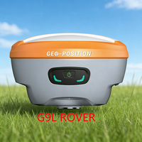 Appareil GNSS de positionnement rapide GPS RTK haute précision G6+G9L, indice IP68, température de fonctionnement de -30 à 70°C, pour machine laser de levé topographique