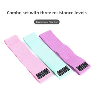 <span class=keywords><strong>Banda</strong></span> de Resistencia Elástica de Alta Calidad para Cadera, Color Negro, para Entrenamiento de Glúteos y Piernas, Antideslizante, para Fitness - Product Image 5