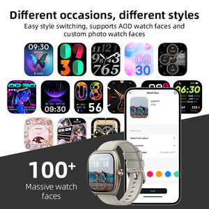 2025 AMOLED montre intelligente 1.85 pouces grand écran pour Bluetooth appel fréquence cardiaque étape calories moniteur sommeil Tracker calendrier pour hommes - Product Image 3