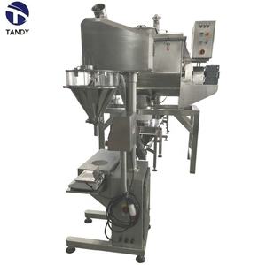 Machine de remplissage de bouteilles de poudre à laver semi-automatique avec pédale - Product Image 3