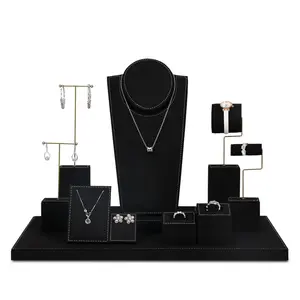 New Factory Customized Jewelry Display Sets Metal Ring Earrings Necklace Holder Jewelry Showcas Display Stand