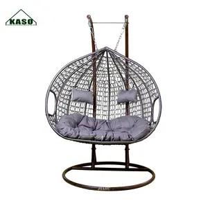 Stand Stuhl Kissen Schaukel Ei Outdoor Hängematte Fahrt Rattan Out Tür Rattan Baba Elektro Schmiedeeisen Patio Schaukel