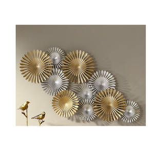 Artisanat indien en argent et or, artisanat décoratif mural de maison fabriqué en inde et vente directe d'usine, fabricants OEM, 10 pièces - Product Image 1