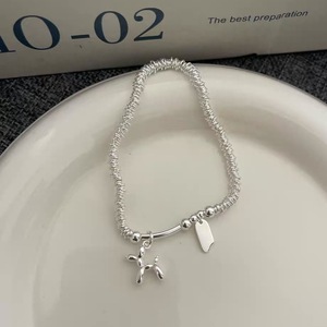 สร้อยข้อมือเงินแท้ S925 รูปสุนัขบอลลูน สำหรับผู้หญิง สวมใส่ได้ทุกวัน เครื่องประดับสวยหรู - Product Image 5
