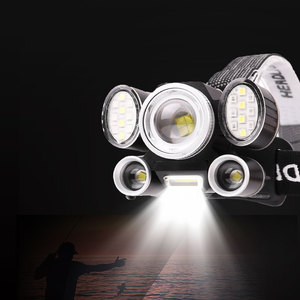 Wholesale Rechargeable <strong>Headlamp</strong> 3000 Lumens Fishing Hunting XHP50 P50 Head Lamp Waterproof Zoomable Emergency Outdoor Headlight - Product Image 4