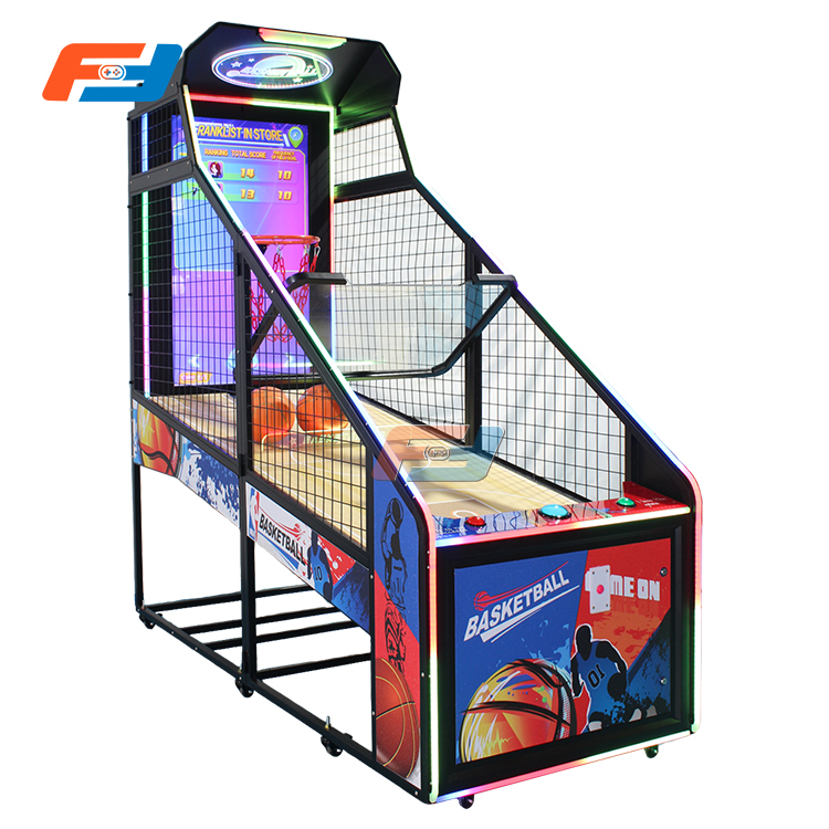 High Quality Basketball Arcade Game Machine Coin Operated Indoor Entertainment Equipment
