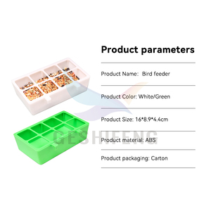 Venta al por mayor 8 rejillas de agua jaula de pájaros tazón pequeño colgante de plástico <span class=keywords><strong>comederos</strong></span> de pájaros bebidas <span class=keywords><strong>bebederos</strong></span> de agua alimentador de agua <span class=keywords><strong>para</strong></span> jaula de pájaros - Product Image 6