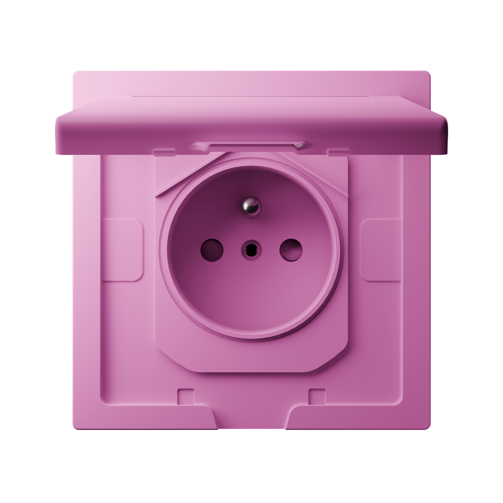 French socket with cover