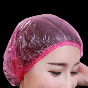 Gorro <span class=keywords><strong>de</strong></span> natación impermeable para el pelo largo, gorro <span class=keywords><strong>de</strong></span> ducha deportivo <span class=keywords><strong>desechable</strong></span> para piscina para limpieza, hecho <span class=keywords><strong>de</strong></span> plástico - Product Image 1