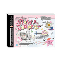 20 autocollants par paquet, autocollants décoratifs pour journal, style coréen, texte inspirant, pliables, M5