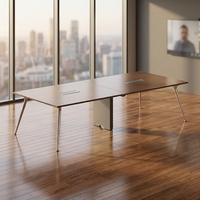 Meubles de bureau de luxe de haute qualité, bureau, table de réunion, table de conférence moderne pour immeuble de bureaux
