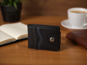 Set regalo in confezione regalo in stile minimalista con portafoglio singolo in pelle da uomo Jd - Product Image 2