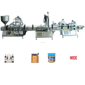 Semi Automatic Small Business Scale Hot Sale Liquid Filling Line for Peanut Butter Filler