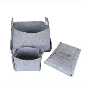 Bắc Âu hộ gia đình đa chức năng không dệt hộp lưu trữ giỏ khay gấp dây thừng các đối tượng nhỏ Bàn cà phê cảm thấy lưu trữ - Product Image 6