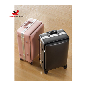 Factory Custom New Front Open <b>Suitcase</b> Multi-function Password Ultralight <b>Suitcase</b> Thickened <b>Suitcase</b> - Product Image 2