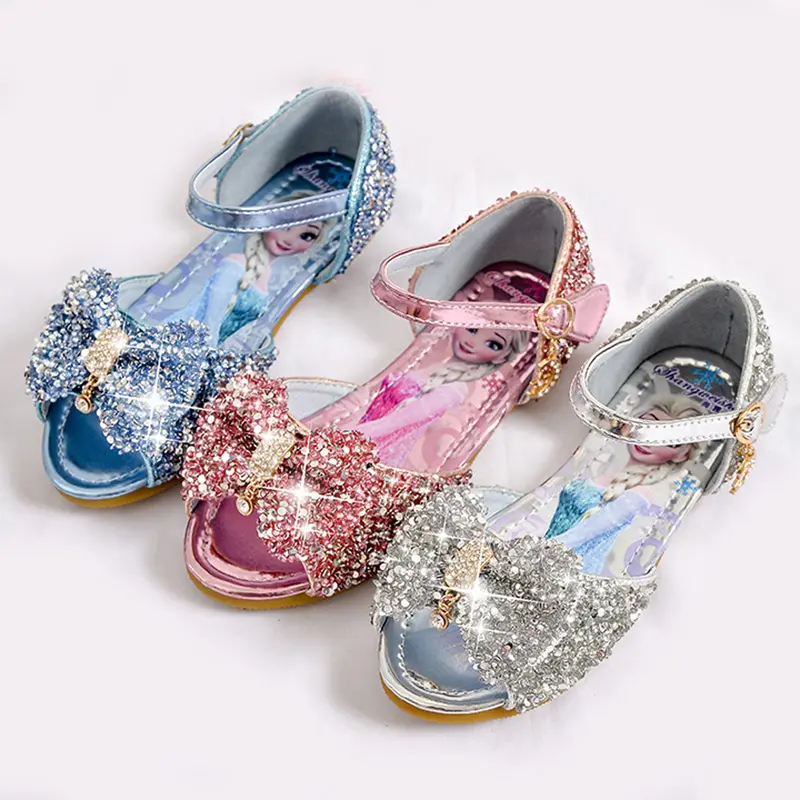 Sandalias para niños Zapatos con Brillantes Sandalias para niña Modernas