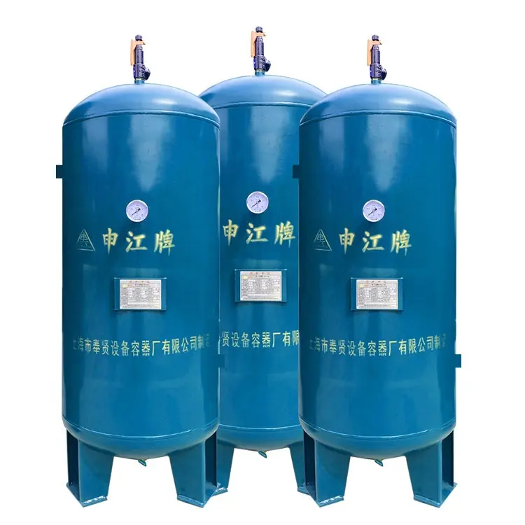 Nhà Máy Bán Buôn Áp Lực Cao Tàu Dọc Carbon Thép Không Khí Tank Air Receiver Cho Ngành Công Nghiệp Máy Nén Khí