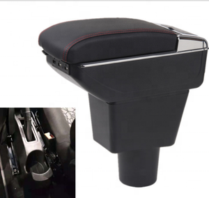 <span class=keywords><strong>คอนโซล</strong></span><span class=keywords><strong>รถ</strong></span>ยนต์หนัง Pu สีดำดีไซน์แบบสไลด์สองชั้นจากญี่ปุ่น,ที่พักแขนกล่อง<span class=keywords><strong>คอนโซล</strong></span>สำหรับ Honda Jazz/fit 2012 - Product Image 6