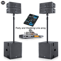 MORIN LA-4.2 mini haut-parleur professionnel double 4 pouces mini haut-parleur line array LA-4.2 haut-parleurs en néodyme pour mariage