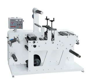 Roll To Roll Blank Self-adhesive Label Rotary Die Cutting Machine with Magnetic Cylinder