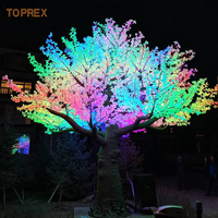 Programmierbarer Park-Weihnachtsbaum Großer Künstlicher Leuchtender LED-Feiertagsbaum mit Lichtern für Außenbereich