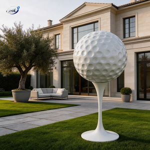 ประติมากรรมลูกกอล์ฟไฟเบอร์กลาสขนาดเท่าของจริงสำหรับตกแต่งภูมิทัศน์กลางแจ้ง - Product Image 5