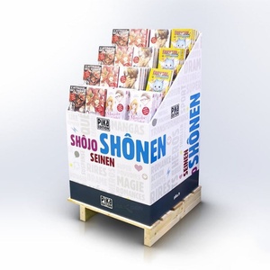 Cardboard Shop Display <b>Stands</b> Corrugated <b>Drinks</b> Snacks Water PDQ Quarter Half Pallet Display Stacking for Supermarket Promotion - Product Image 5