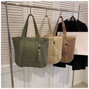 Sacs Géométriques Tissés Faits Main au Vietnam pour Femmes, Grandes Pochettes à Bandoulière, Sacs de Plage Tricotés Imperméables - Product Image 5
