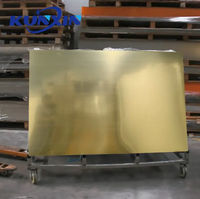 Vente en gros de plaques de miroir décoratives adhésives 1220x2440mm 1mm 2mm 3mm feuille de miroir acrylique dorée