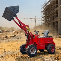 Mini Caricatore Elettrico Professionale VOL-905, Capacità 500kg, Ecologico, a Batteria, per Fattoria e Giardino, Vendita all'Ingrosso