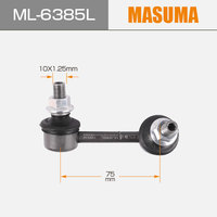 ML-6385L MASUMA ODM bar lien Auto Suspension Systèmes 52321SNAA01 52321-SNA-A01 pour HONDA CIVIC HYBRIDE