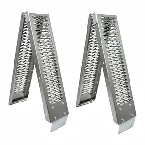 Remorque de camion <span class=keywords><strong>en</strong></span> acier pliable robuste chargeant des rampes <span class=keywords><strong>en</strong></span> métal rampes de voiture de moto de fer pour des fauteuils roulants de vélo - Product Image 3