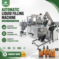 Machine de remplissage entièrement automatique pour flacons roll-on de 30 ml et 50 ml, machine de capsulage à bille, ligne d'emballage pour huiles essentielles et déodorants