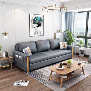 Multifunctional <b>Folding</b> Sofa <b>Bed</b> 2 Seater Retractable Storage Sofa <b>Bed</b> For Small Living Room Removable Washable Tech Cloth - Product Image 5