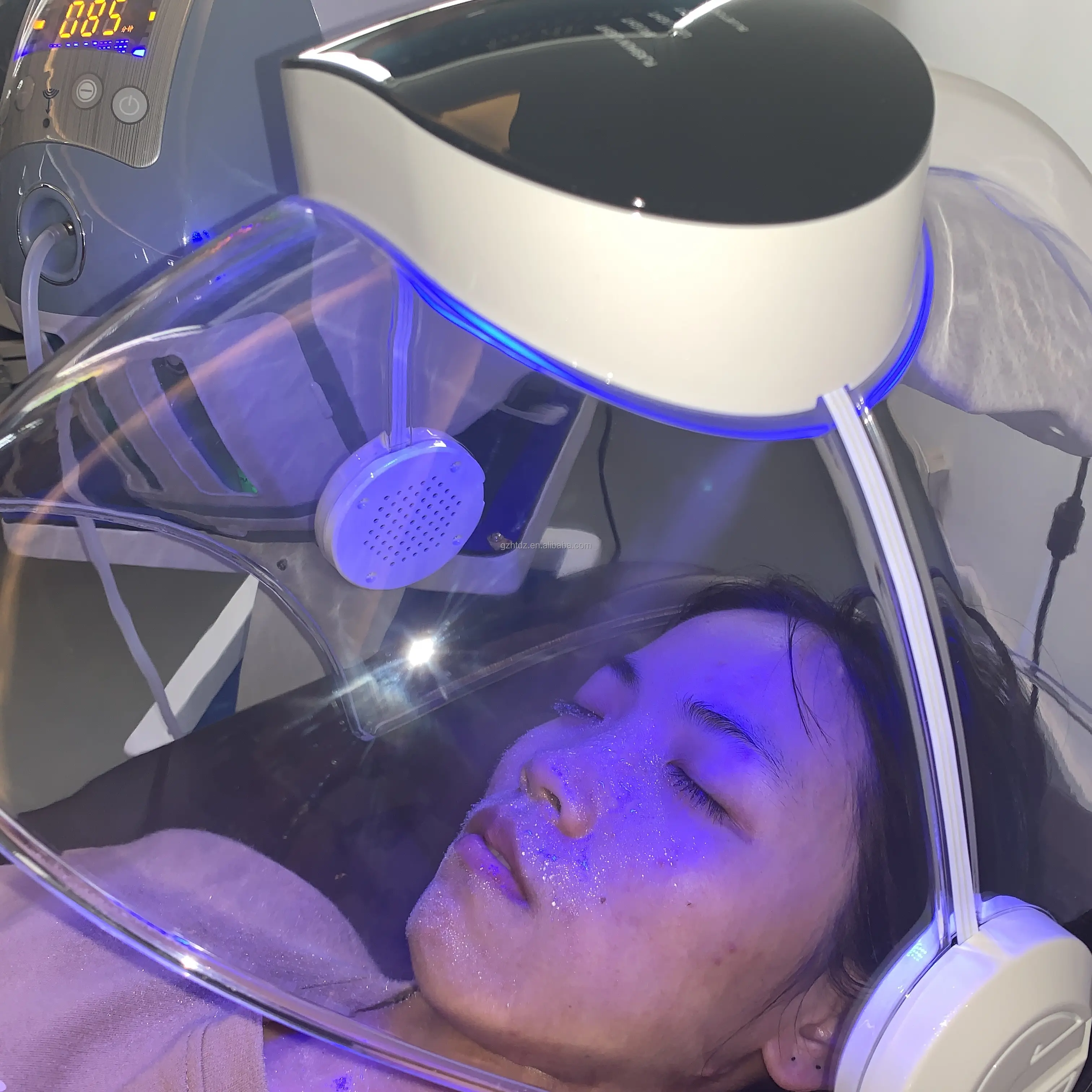 Beauty Spa O2toDerm Skin Rejuvenation Hyperbaric oxygen Dome facial care mask skin care Jet Peel Oxygen Facial Machine