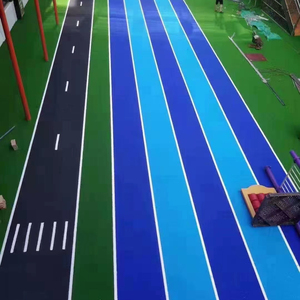 Alfombra sintética XIAOUGRASS de césped <span class=keywords><strong>artificial</strong></span> azul de <span class=keywords><strong>color</strong></span> interior y exterior para césped sintético de patio de recreo - Product Image 3