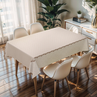 Nappe rectangulaire robuste RNPT en PVC durable pour restaurant et hôtel
