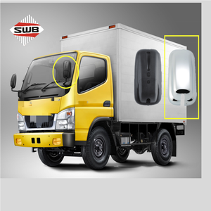 Couvercle chromor de rétroviseur latéral, 2 pièces, protecteur de miroir pour Mitsubishi fusion 110PS - Product Image 1