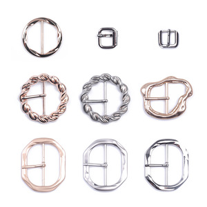 The Second Button Buckle Zinc Alloy <b>Adjustable</b> D <b>Ring</b> Bag Accessories Classic Style Multiple <b>Sizes</b> - Product Image 1