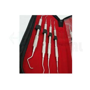 Juego de 8 curetas dentales Gracey de la mejor calidad, escalador periodontal de cálculo, escalador de acero inoxidable - Product Image 6