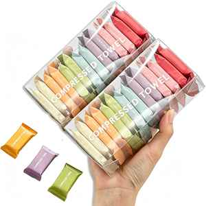 Toalla de Viaje Comprimida Gruesa Desechable para Adultos con Impresión Personalizada, de Viscosa Pura Biodegradable y Ecológica, Portátil para Limpiar la Cara - Product Image 2