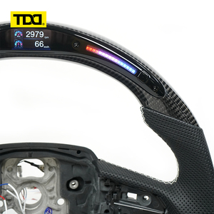 Volant en carbone LED TDD compatible avec Lamborghini Urus, volant en fibre de carbone véritable - Product Image 4
