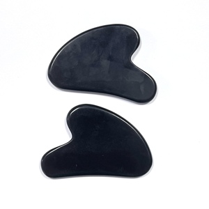 High quality Cheapest Black Xiuyan <b>Jade</b> Face Lift Massage Tool Xiuyan guasha for face - Product Image 1