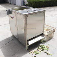Weegbree Schil Dunschiller En Snijmachine Automatische Elektrische Groene Gele Banaan Snijmachine Voor Het Verwijderen Van Bananenhuid