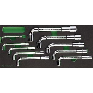 Juego de llaves hexagonales tipo L Pasano de 10 piezas, métricas de 2-13 mm, de acero al cromo vanadio, herramientas de llave de vaso para reparación de automóviles - Product Image 1