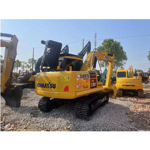 Excavadora de cadenas Komatsu PC130 usada de buen rendimiento con motor y bomba para construcción y movimiento de tierras - Product Image 2